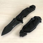 9    Black Giant Tactical Combat Spring Assisted Open Blade Folding Pocket Knife