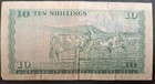 1975 Kenya 10 Shillings P12a B50-208035 