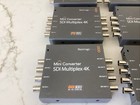 Lot Of 12 Blackmagic  Sdi Multiplex 4k Mini Converter 6g Sdi