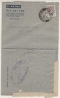 Nigeria-egypt Rare Airletter British Colonies Tied 6d  Kgvi  Lagos-cairo 1946