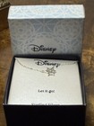 Disney Parks Sterling Silver Necklace Frozen Snowflake Let It Go