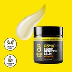 Club Biotin Beard Balm For Men - Beard Growth Shea Butter With Castor   Coconut