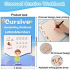 Reusable Magic Grooved Cursive Handwriting Practice Copybooks 2 Pack