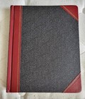 Vtg Boorum   Pease 38-300 Indexed Account Book Record Rule 300 Pages 9-5 8x7-5 8