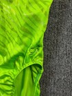 Gk Elite Lime Green Gymnastics Tank Leotard Cs Child Small Metallic Animal Print