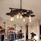 Industrial Steampunk 5 7 Head Gear Design Pendant Light Vintage Large Chandelier