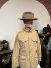 Spanish American War  Cavalry Uniform   Hat Original 1897-1902 