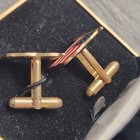 Waving American Us Flag Cuff Links   Tie Pin  Red White Blue Patriotic Glory D2