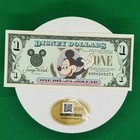 Disneyland Park 1991 Disney Dollar Block A-a Sorcerer Mickey Mouse  A00626627a
