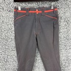 Ariat Riding Breeches Pants Girls 16 Gray Performer Equestrian Knee Patches