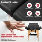 Costway Portable Massage Table 3 Fold 84 l Adjustable Spa Bed W carry Case Black