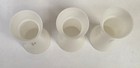 3 Vintage Tupperware Hourglass 1 Salt   2 Pepper Shakers Regular Large Size