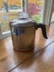 Vintage Revere Ware 2363973 Coffee Percolator Copper Clad Complete Glass Top