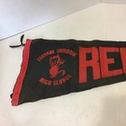 Rare Vintage 1950s  Central Cambria High School Red Devils Felt Pennant 29  Long