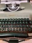 Vintage Voss Deluxe Wuppertal Typewriter In Tartan Case  Working
