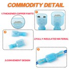 300 100pcs Female Insulated Wire Spade Terminal Crimp Connector 10-22 Gauge 