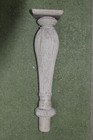Vintage Style Distressed White Wooden Baluster Architectural Decor