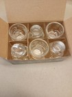Set Of 6 Circleware Skull Vodka Shot Glass New 1 75oz Glass Heavy Halloween Bar