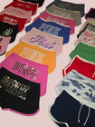 Victoria s Secret Pink Dorm Boyshort Panty Red Blue Green Xs S M L Xl Nwt