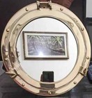 Brass Polish Mirror Porthole Nautical Wall Home D  cor Working Ship Cabin 12 