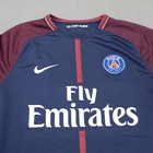 Paris Saint Germain Jersey Mens Medium Blue Nike Fly Emirates Soccer Football Fc