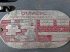Dumore Tool Post Grinder Motor