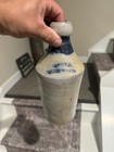 Bacon   Richardson Early Blue Decorated Stoneware Beer Bottle Wilkes Barre Pa