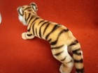 Steiff Vintage Tiger 3 In Tall 7 In Long Mohair 1960 s Button In Ear Tag 0900 10