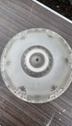 Vintage Frosted Glass Ceiling Light Fixture Shade 14 Inch - Excellent Condition