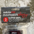 Babyliss Pro Barberology Non-slip Clipper Grips 3-pack Black red