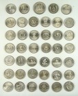 Thailand 2 Baht Commemorative Coin complete Set Of 41 Pieces king Rama Ix seldom