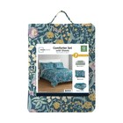 Mainstays 7-piece Reversible Bed In A Bag Comforter Set With Sheets  Blue Floral
