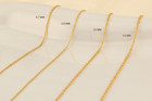 10k 14k Solid Yellow Gold Rope Chain Necklace Diamond Cut 0 7-1 2mm 14-24 Inch