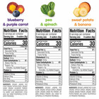 Organics Teether  3 Flavor Variety Pack  12 Count  pack Of 3 