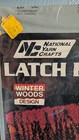  vintage New Old Stock  1980 National Yarn Craft Mcm Retro   Winter Woods   