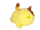 Beige Fat Angry Cat Squeeze Stress Relief Balls  Fidget Toys For Kids And Adults