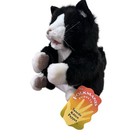 Tuxedo Kitten Plush Toy Folkmanis Hand Puppet New Standing At 9    Tall Clean