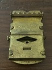 Vintage Wwii Ww2 Post Wwii Us Army Armored Tank Division Brass Belt Buckle