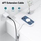 Usb C Extension Cable 6ft Usb C 3 2 Male To Female Extender Cord 4k Type C Ex   