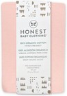 Honestbaby Fitted Crib Sheets Fits Standard Mattress 100  Organic Cotton 28 x52 