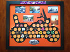 50 Poker Chip Display Frame Insert Fits Harley Davidson casino Chips   Photos