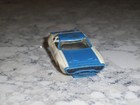 Original Aurora Afx   43 Plymouth Road Runner White   Blue Slot Car Body Cl ean