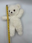 Applause Original Forenza White Teddy Bear Plush 14  Stuffed Vintage 1986  9921