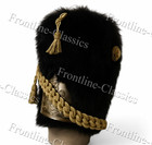 Napoleonic Guard Officer Shako Hat Bearskin Grenadier Infantry Historical Repro