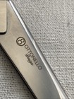 2024 Damascus Ottonello Design Early Patent Pending Polished Stainless Tri-fold