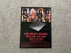 Motley Crue 1983    shout At The Devil    Lp Original Print Poster Type Ad Elektra