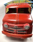 Marx  lazy Day Farms  Tin Litho Truck 1950s Great Graphics Nice Condition
