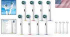 Family-friendly 8 Count Oral-b Toothbrush Heads With Color-coded Identification
