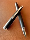 Vintage 1975 Pilot Myu 25 Matt Black Fine Nib Classic Fountain Pen Made In Japan