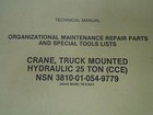 Tm 5-3810-300-20p Parts Manual 25 Ton Truck Mounted Crane Grove Tm S-300-5